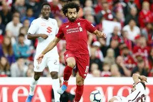 Mohamed Salah vẫn sung mãn và đầy tự tin về sức mạnh của Liverpool. Ảnh: Getty Images 