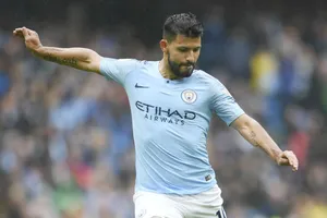 Sergio Aguero đã nhận được phần thưởng xứng đáng. Ảnh: Getty Images 