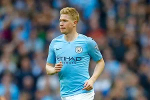 Kevin De Bruyne sẵn sàng đá chính tại Leicester đêm nay. Ảnh: Getty Images 