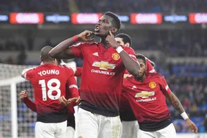 Paul Pogba đã tỏa sáng trở lại khi Quỷ đỏ mang một hình hài mới. Ảnh: Getty Images 