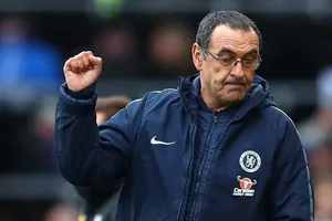 Năm đầu tiên của HLV Maurizio Sarri tại Chelsea không ít thăng trầm. Ảnh: Getty Images