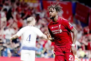 Divock Origi và hành trình đáng nhớ ở Champions League mùa qua. Ảnh: Getty Images 