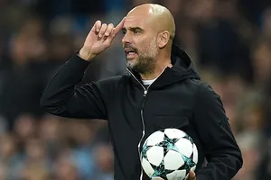 HLV Pep Guardiola không đặt áp lực thắng Champions League cùng Man.City. Ảnh: Getty Images
