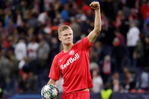 Erling Braut Haaland đang gây sốt với phong độ ghi bàn khó tin. Ảnh: Getty Images 