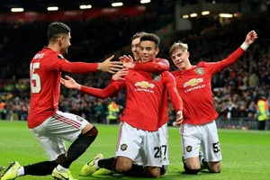 Các cầu thủ trẻ Man.United đã có màn “khóa đuôi” hoàn hảo. Ảnh: Getty Images