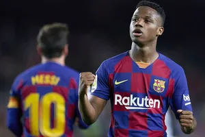 Ansu Fati tiếp tục ghi những dấu ấn quan trọng trong sự nghiệp non trẻ. Ảnh: Getty Images