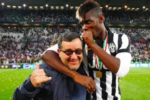 Paul Pogba và người đại diện Mino Raiola khi còn tận hưởng thành công ở Juve.