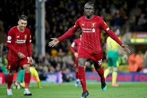 Sadio Mane giúp Liverpool tiếp tục hành trình chinh phục kỷ lục. Ảnh: Getty Images