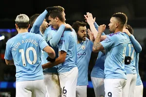 Cầu thủ Man.City vẫn tập trung vào mục tiêu chiến thắng. Ảnh: Getty Images