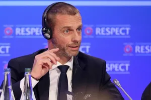Chủ tịch UEFA, Aleksander Ceferin. Ảnh: Getty Images 