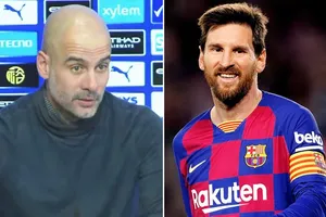 Lionel Messi và HLV Pep Guardiola chung tay chống dịch. 