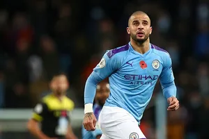 Kyle Walker đối mặt án phạt của Man.City. Ảnh: Getty Images 