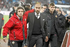 Juanma Lillo và Pep Guardiola từng đấu trí nhau ở La Liga. 