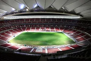 Sân Wanda Metropolitano của Atletico Madrid đăng cai chung kết Champions League mùa trước. Ảnh: Getty Images