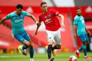 Nemanja Matic đang là chốt chặn hiệu quả ở giữa sân của Man.United. Ảnh: Getty Images