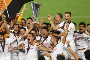 Sevilla chứng tỏ mình là vua của sân chơi hạng 2 của châu Âu. Ảnh: Getty Images