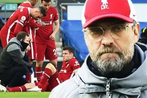 HLV Jurgen Klopp đang phải chứng kiến các ngôi sao “rơi rụng” vì chấn thương.