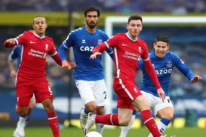 Everton đang sở hữu năng lực cân bằng khi đấu Liverpool. Ảnh: Getty Images