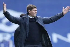 Steven Gerrard dẫn dắt Rangers đến chức vô địch Scotland đầu tiên sau 10 năm. Ảnh: Getty Images