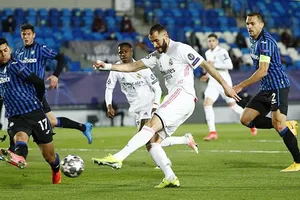Karim Benzema đã tiếp tục chuỗi trận ghi bàn ấn tượng. Ảnh: Getty Images 