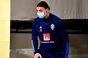Zlatan Ibrahimovic đã trở lại đội tuyển Thụy Điển sau 4 năm vắng mặt. Ảnh: Reuters 