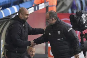 HLV Marcelo Bielsa đánh giá rất cao đồng nghiệp tài ba Pep Guardiola. Ảnh: Getty Images 
