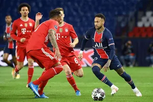 Neymar và Paris SG đã gạt bỏ chướng ngại lớn nhất mang tên Bayern. Ảnh: Getty Images 