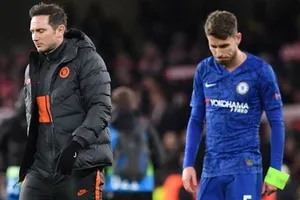 Jorginho cho rằng cựu HLV Frank Lampard chưa sẵn sàng cho môi trường đinh cao nhất. Ảnh: Getty Images