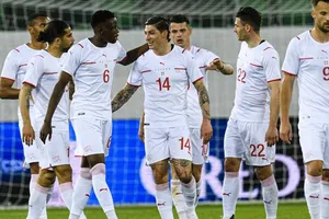 Thụy Sĩ thắng tuyển Mỹ 2-1 trong trận giao hữu hôm Chủ nhật.