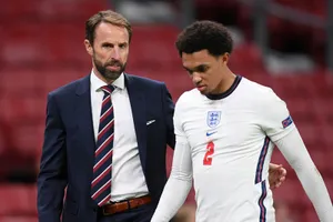 HLV Southgate giờ cuối chọn Trent Alexander-Arnold vì có kinh nghiệm và sự cơ động. Ảnh: Getty Images