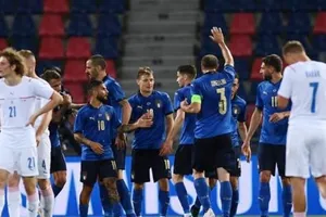 Tuyển Italy vượt qua CH Séc với tỷ số 4-0 ở trận giao hữu cuối cùng. Ảnh: Getty Images