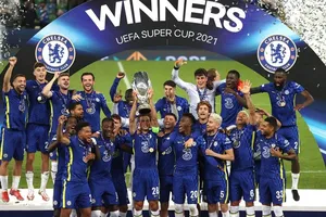 Chelsea đánh bại Villarreal để lần thứ 2 giành Siêu cúp châu Âu. Ảnh: Getty Images