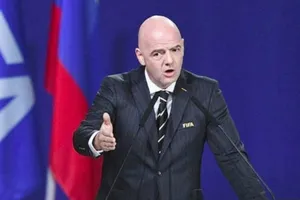 Chủ tịch FIFA Gianni Infantino. 