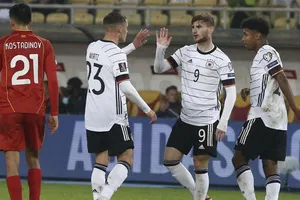 Timo Werner và đồng đội đã thắng thuyết phục để giành vé sớm. 