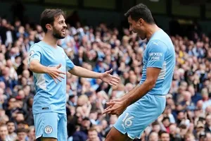 Bernardo Silva và Rodri nhận được đánh giá cao từ HLV Guardiola. Ảnh: Getty Images