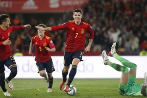 Alvaro Morata ghi bàn quyết định đưa Tây Ban Nha đến World Cup.