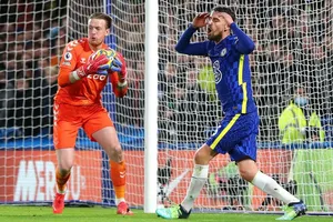 Thủ thành Jordan Pickford đã có một ngày làm nản lòng các chân sút Chelsea. Ảnh: Getty Images