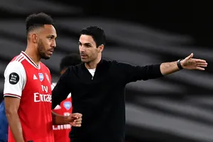 HLV Mikel Arteta có lý do mạnh tay xử lý Pierre-Emerick Aubameyang. Ảnh: Getty Images