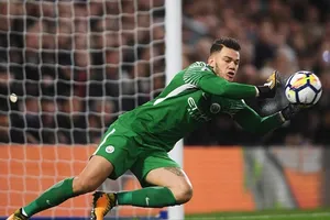 Ederson thật sự chói sáng kể từ khi đến sân Etihad trong năm 2017. Ảnh: Getty Images