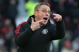 HLV Ralf Rangnick thất vọng vì đà tiến bộ chậm chạp của Man.United. Ảnh: Getty Images