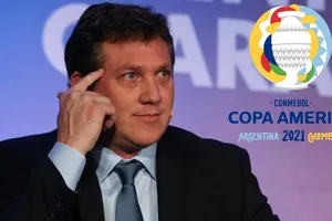 Chủ tịch liên đoàn bóng đá Nam Mỹ (CONMEBOL) Alejandro Dominguez.
