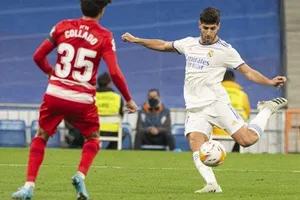 Marco Asensio tỏa sáng với bàn thắng quan trọng giúp Real chiến thắng.