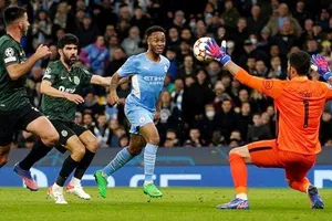 Man.City hòa Sporting Lisbon 0-0 trên sân nhà nhưng vẫn đi tiếp vào tứ kết.