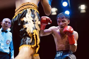 Tay đấm Lê Hữu Toàn đã có đai vô địch WBA châu Á hạng minimum weight. Ảnh: VBF