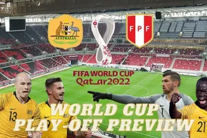 Giữa Australia và Peru chỉ có một đội giành vé đến Qatar 2022.