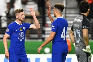 Timo Werner kém vui sau khi anh ghi bàn vào lưới Club America.