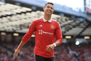Cristiano Ronaldo không gây nhiều ấn tượng trong 45 phút đầu tiên. Ảnh: Getty Images