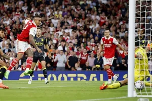 Gabriel Jesus tiếp tục tỏa sáng cùng đội bóng mới. Ảnh: Getty Images