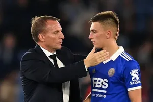 HLV Brendan Rodgers chia sẻ nổi thất vọng với các học trò. Ảnh: Getty Images