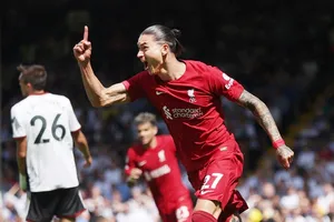 Darwin Nunez mãn hạn treo giò giúp Liverpool nâng chất hàng công. Ảnh: Getty Images